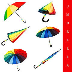 Image showing umbrella set