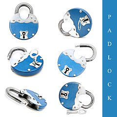 Image showing padlock set