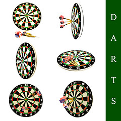 Image showing darts set