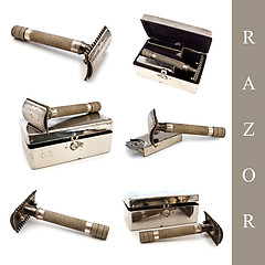 Image showing razor set