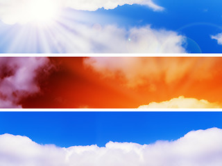 Image showing sky banners