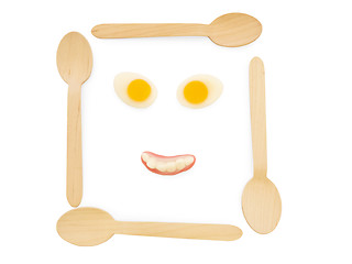 Image showing Smiling food