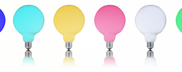 Image showing Multicolor bulb