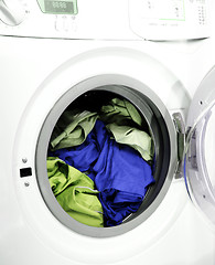 Image showing Clothes in laundry