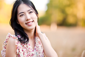 Image showing Beautiful asian woman