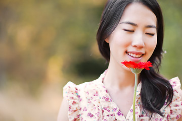 Image showing Beautiful asian woman