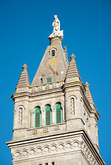 Image showing Church tower detail