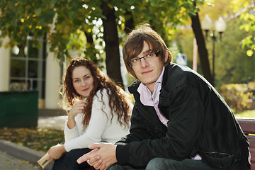 Image showing Couple fallen out