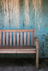 Image showing Grunge bench