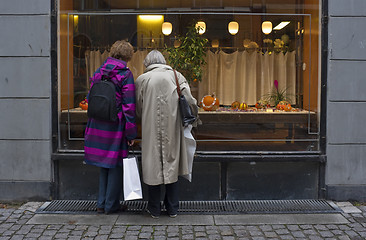 Image showing Female shopping Denmark