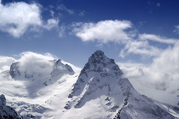 Image showing Caucasus Mountains. Belalakaya