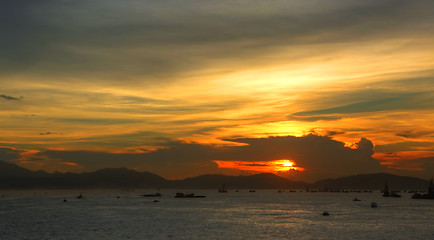 Image showing sunset