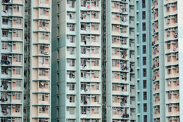 Image showing apartment house in Hong Kong