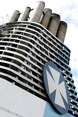 Image showing Boat chimney