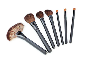 Image showing make-up brushes