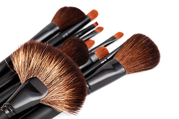 Image showing make-up brushes