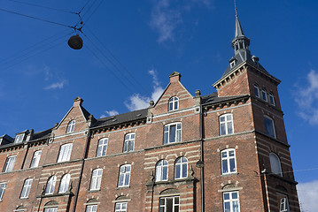 Image showing Old block of flats