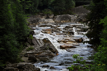 Image showing White Water in an Adirondack Stream