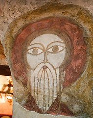 Image showing old Coptic fresco