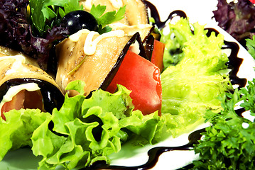 Image showing Aubergine appetizer  