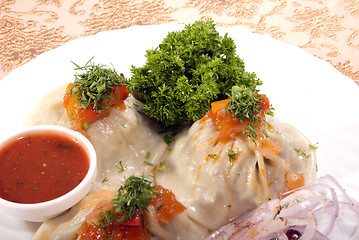 Image showing Hot asian dish  