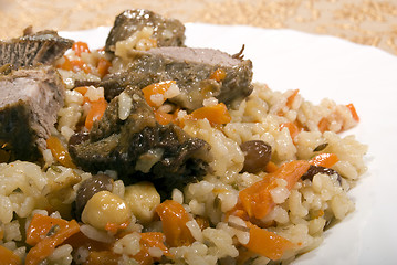 Image showing Pilaf with meat   