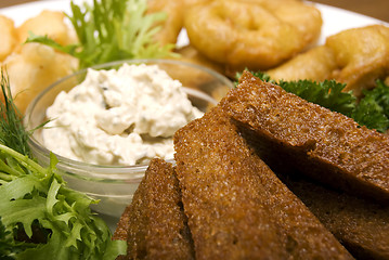 Image showing    Hot appetizer                  