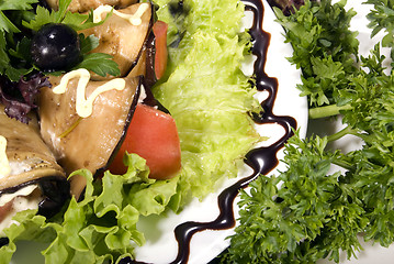 Image showing Aubergine appetizer   