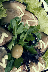 Image showing Aubergine appetizer   