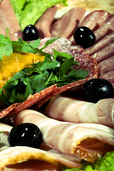 Image showing Meat appetizer     