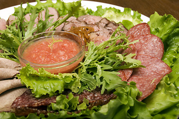 Image showing Meat appetizer     