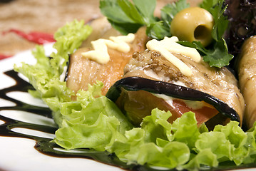 Image showing Aubergine appetizer    