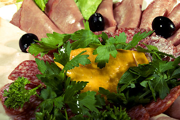 Image showing Meat appetizer    