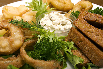 Image showing    Hot appetizer              