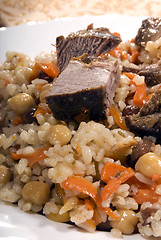 Image showing Pilaf with meat   