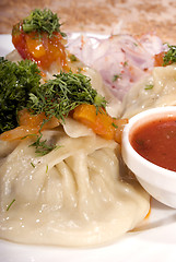 Image showing Hot asian dish  