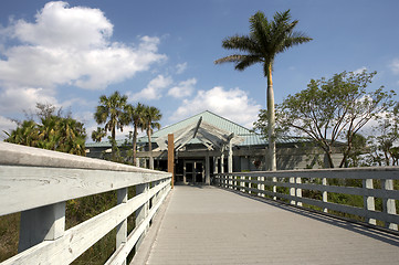 Image showing Entrance to coe visitor center