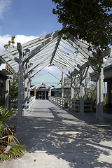 Image showing Entrance to coe visitor center