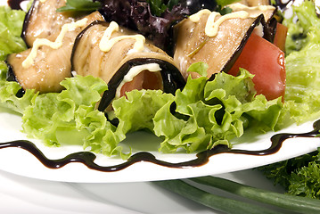 Image showing Aubergine appetizer    