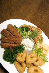 Image showing    Hot appetizer        