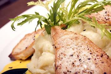 Image showing Delicious fish dish    