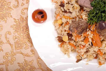 Image showing Pilaf with meat    