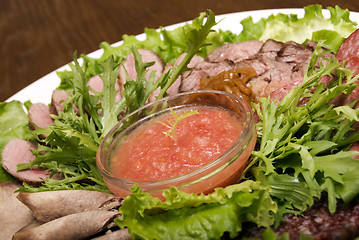 Image showing Meat appetizer     