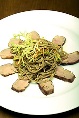 Image showing Dish with spaghetti  