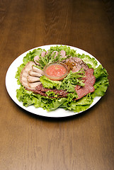 Image showing Meat appetizer    