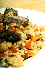 Image showing Pilaf with meat    