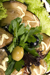 Image showing Aubergine appetizer    