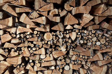 Image showing Chopped firewood