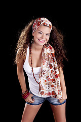 Image showing Fashion young woman