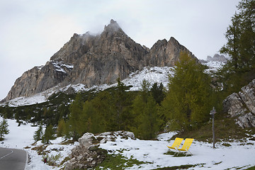 Image showing September snow